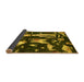 Sideview of Oriental Yellow Modern Rug, abs4265yw