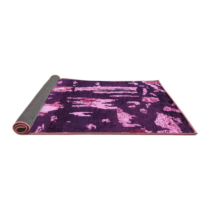 Sideview of Oriental Pink Modern Rug, abs4265pnk
