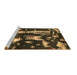 Sideview of Machine Washable Oriental Brown Modern Rug, wshabs4265brn