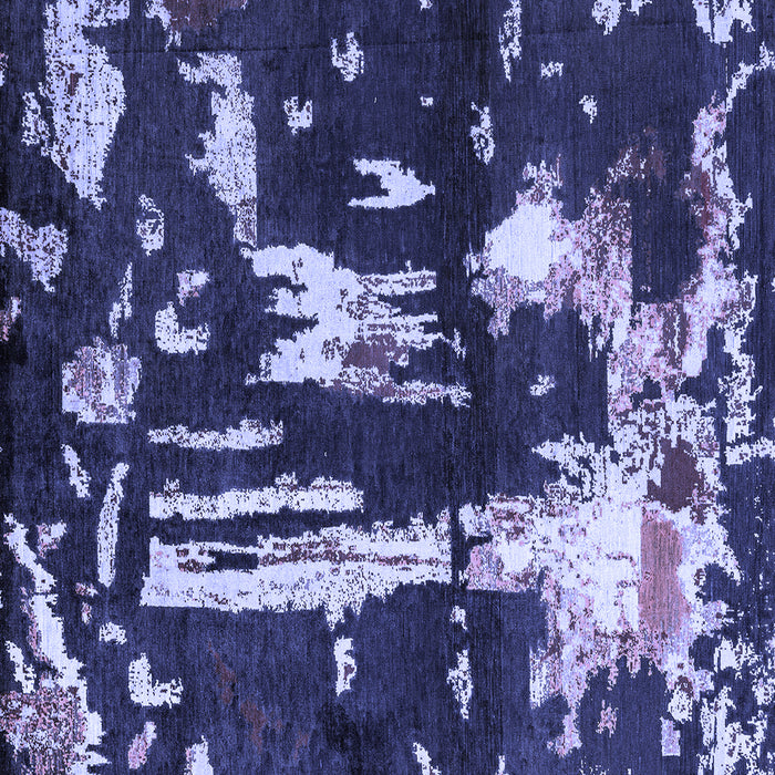 Square Oriental Blue Modern Rug, abs4265blu
