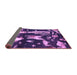 Sideview of Oriental Purple Modern Rug, abs4265pur