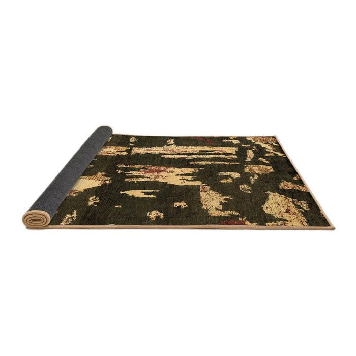 Sideview of Oriental Brown Modern Rug, abs4265brn