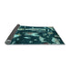 Sideview of Oriental Light Blue Modern Rug, abs4265lblu