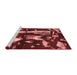 Modern Red Washable Rugs