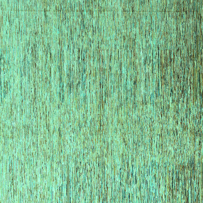 Square Machine Washable Oriental Turquoise Modern Area Rugs, wshabs4266turq