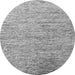 Round Machine Washable Oriental Gray Modern Rug, wshabs4266gry