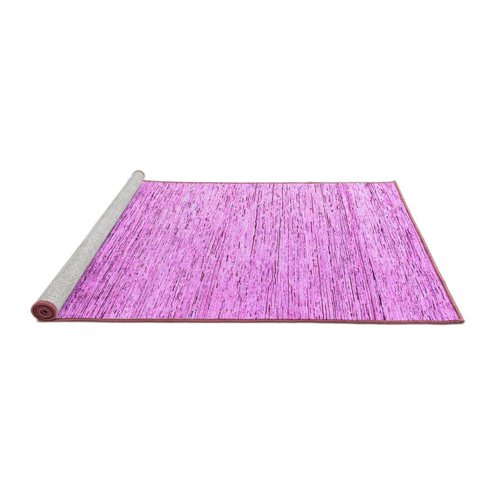 Sideview of Machine Washable Oriental Purple Modern Area Rugs, wshabs4267pur