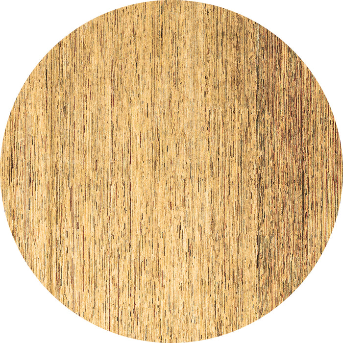 Round Oriental Brown Modern Rug, abs4267brn
