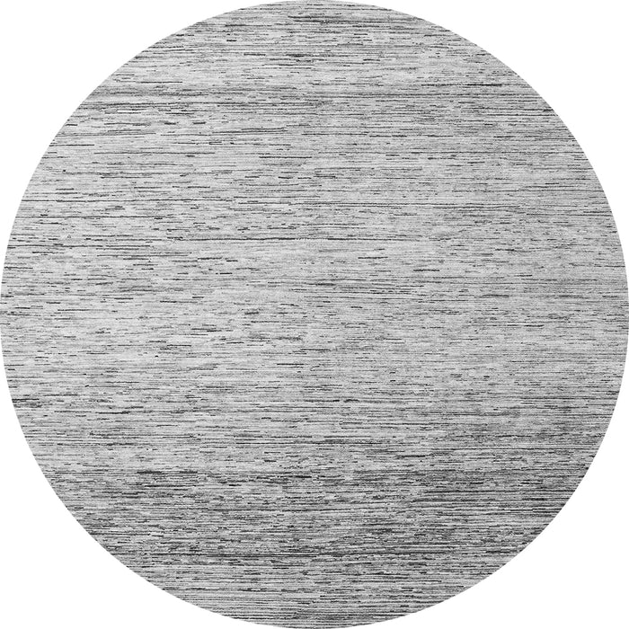 Round Oriental Gray Modern Rug, abs4267gry