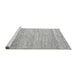 Sideview of Machine Washable Oriental Gray Modern Rug, wshabs4267gry