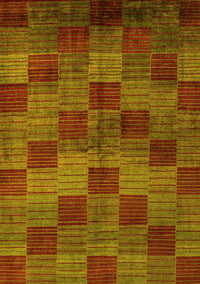 Oriental Yellow Modern Rug, abs4268yw