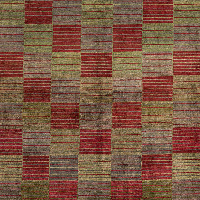 Machine Washable Abstract Brown Rug, wshabs4268