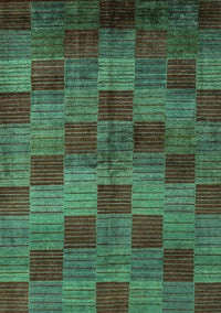 Oriental Turquoise Modern Rug, abs4268turq