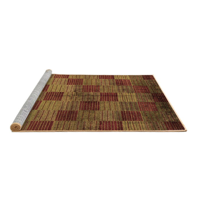 Sideview of Machine Washable Oriental Brown Modern Rug, wshabs4268brn