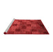 Modern Red Washable Rugs