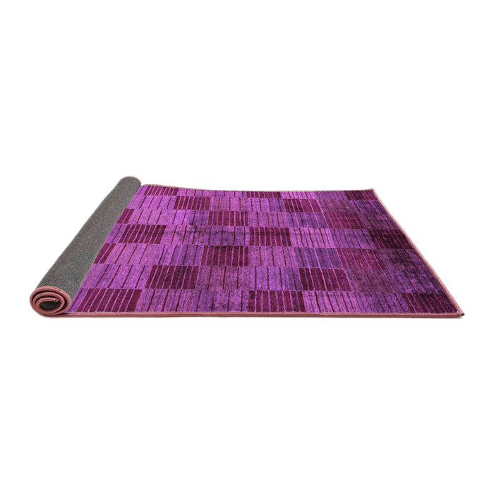 Sideview of Oriental Purple Modern Rug, abs4268pur