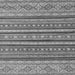 Square Machine Washable Oriental Gray Modern Rug, wshabs4269gry