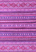 Machine Washable Oriental Purple Modern Area Rugs, wshabs4269pur