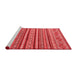 Modern Red Washable Rugs