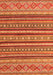 Machine Washable Oriental Orange Modern Area Rugs, wshabs4269org