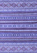 Machine Washable Oriental Blue Modern Rug, wshabs4269blu