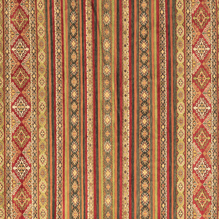 Square Machine Washable Oriental Brown Modern Rug, wshabs4269brn