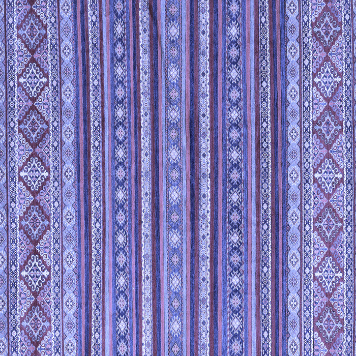 Square Machine Washable Oriental Blue Modern Rug, wshabs4269blu