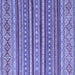 Square Machine Washable Oriental Blue Modern Rug, wshabs4269blu