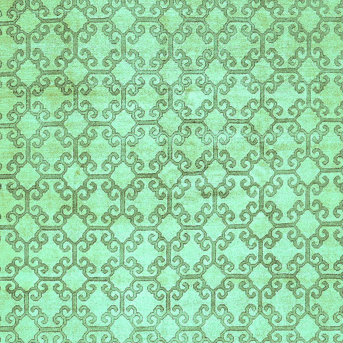 Machine Washable Abstract Turquoise Modern Area Rugs, wshabs426turq