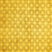 Square Abstract Yellow Modern Rug, abs426yw