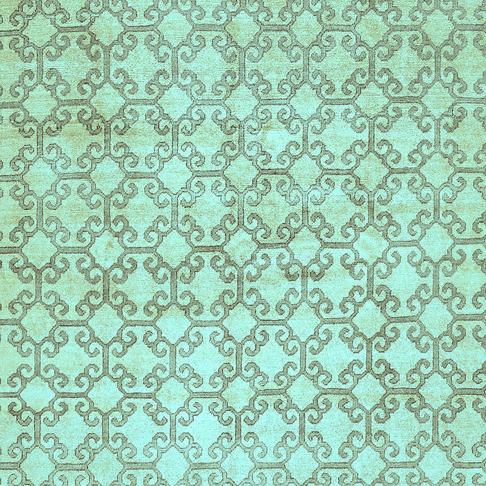 Machine Washable Abstract Light Blue Modern Rug, wshabs426lblu