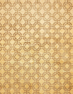 Abstract Chrome Gold Yellow Modern Rug, abs426