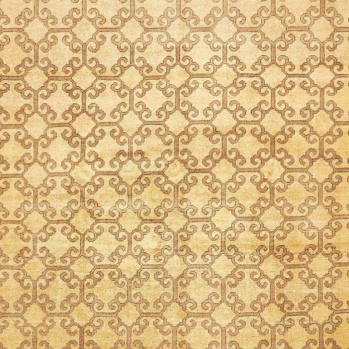 Abstract Chrome Gold Yellow Modern Rug, abs426