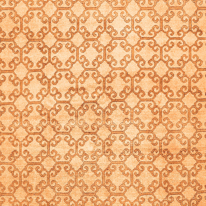 Abstract Orange Modern Rug, abs426org