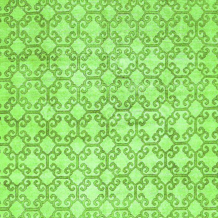 Abstract Green Modern Rug, abs426grn