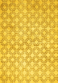 Abstract Yellow Modern Rug, abs426yw