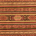 Square Machine Washable Oriental Orange Modern Area Rugs, wshabs4270org