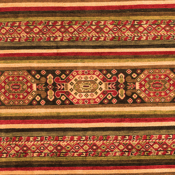 Machine Washable Oriental Orange Modern Area Rugs, wshabs4270org