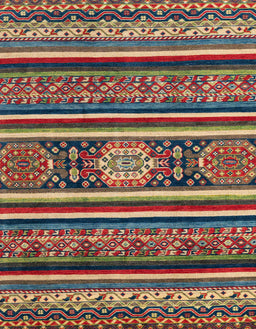 Machine Washable Abstract Vermilion Red Rug, wshabs4270