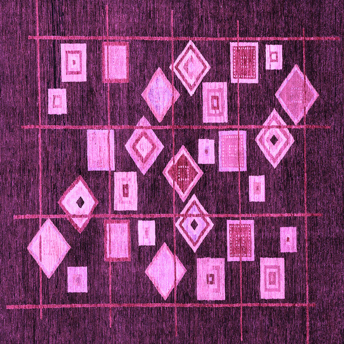 Square Oriental Purple Modern Rug, abs4271pur