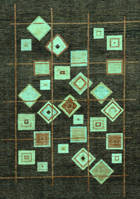 Oriental Turquoise Modern Rug, abs4271turq