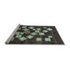 Sideview of Machine Washable Oriental Light Blue Modern Rug, wshabs4271lblu