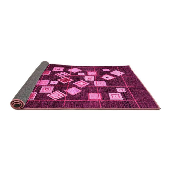 Sideview of Oriental Pink Modern Rug, abs4271pnk