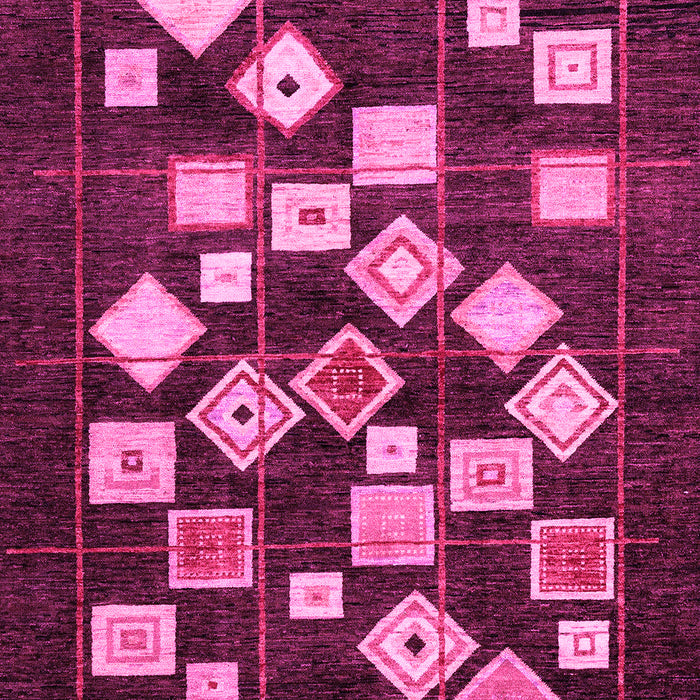 Machine Washable Oriental Pink Modern Rug, wshabs4271pnk