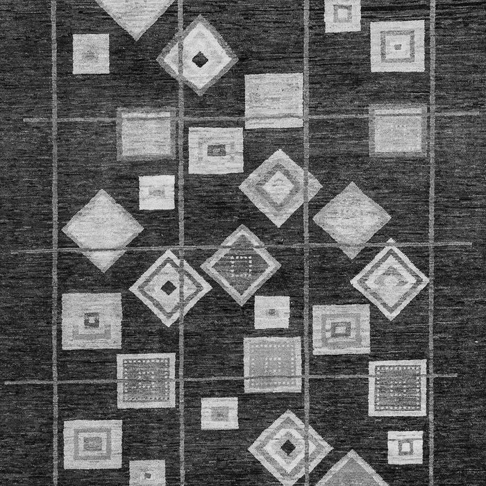 Machine Washable Oriental Gray Modern Rug, wshabs4271gry