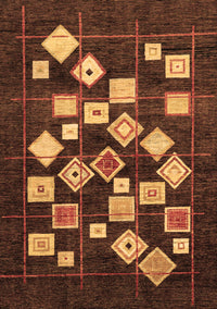 Oriental Brown Modern Rug, abs4271brn