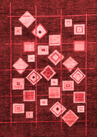 Oriental Red Modern Rug, abs4271red