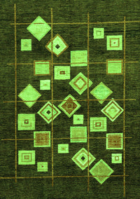 Oriental Green Modern Rug, abs4271grn