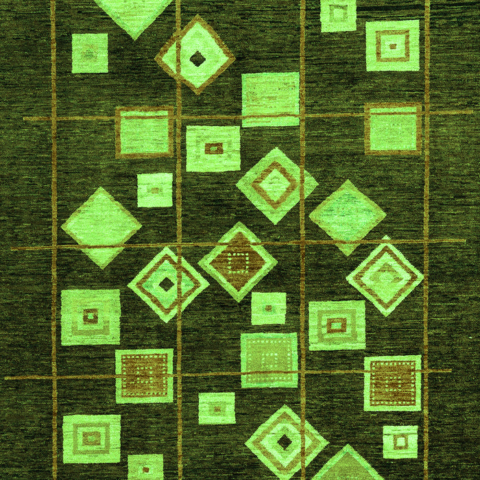 Oriental Green Modern Rug, abs4271grn