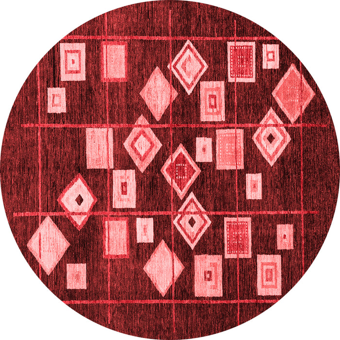 Machine Washable Oriental Red Modern Rug, wshabs4271red